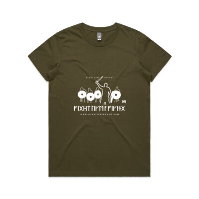"Fight like a Viking" Runes (women's cut) Thumbnail