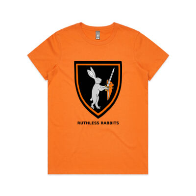 Ruthless Rabbits front only (women's cut) for light Ts Thumbnail